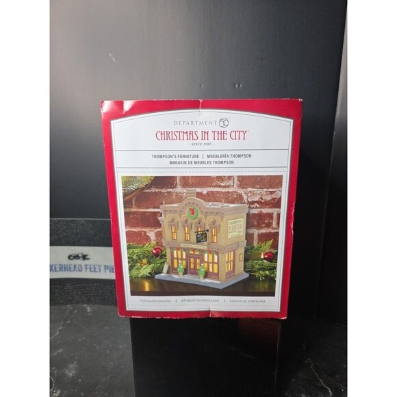 Department 56 Other - RETIRED Dept 56 Christmas In the City Thompson's Furniture #6011384 NEW